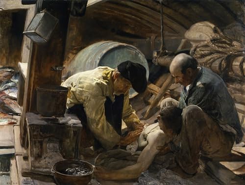 Affiche de Joaquin Sorolla Ils disent toujours que le poisson est cher Toile Salon 60x90cm