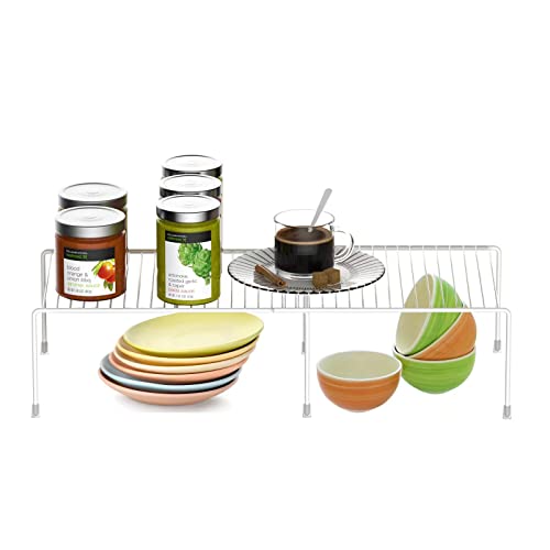 Homics Kitchen Cabinet Organizer And Storage Shelves Expandable Freezer Shelf Organizer Rack With Scratch Resistant Feet For Counter Pantry Dish Spice Cupboards #TOP1