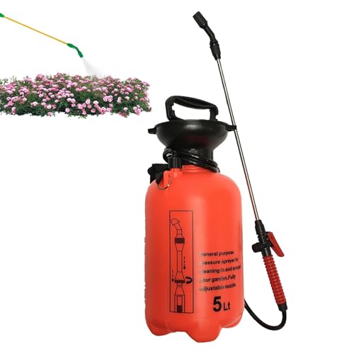 Bewässerungssprüher, 5 l, Druckpumpe für den Garten, mit Reinigungsstab