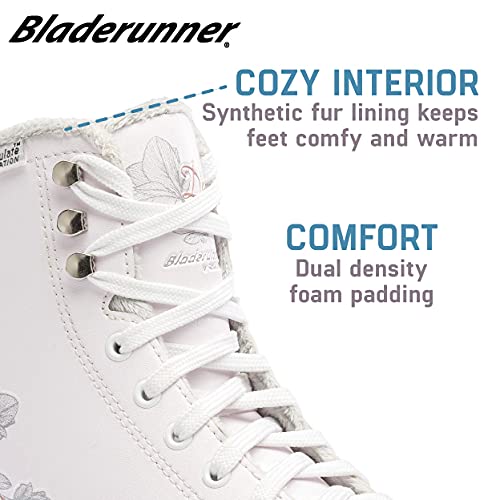 Rollerblade Bladerunner Ice Diva Women's Adult Figure Skates, White and Rose Gold, Ice Skates by Rollerblade - Image 4