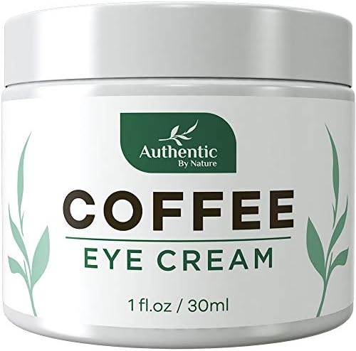 Caffeine Eye Cream For Anti Aging, Dark Circles, Bags, Puffiness. Great Under Eye Skin + Face Tightening, Eye Lift Treatment For Women, Men. Coffee, Avocado Oil, Algae, Jojoba, Vitamin C, Peptides