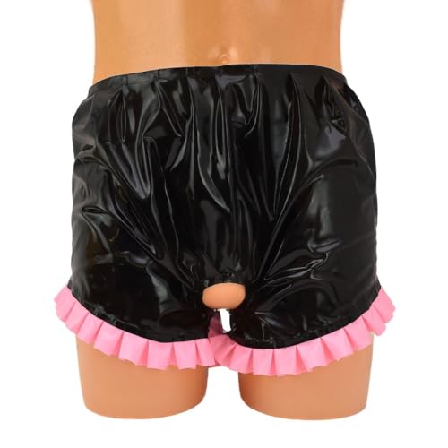 Slip de látex negro talla L ideal para fiestas nocturnas 2