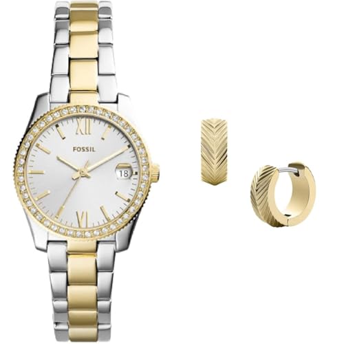 Reloj Fossil Scarlette Mini bicolor para lucir impecable en la oficina y eventos