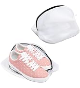 FRXAEZTG Shoes Wash Bag, 2 Pieces Laundry Net Laundry Bag for Shoes Reusable Mesh Shoe ...