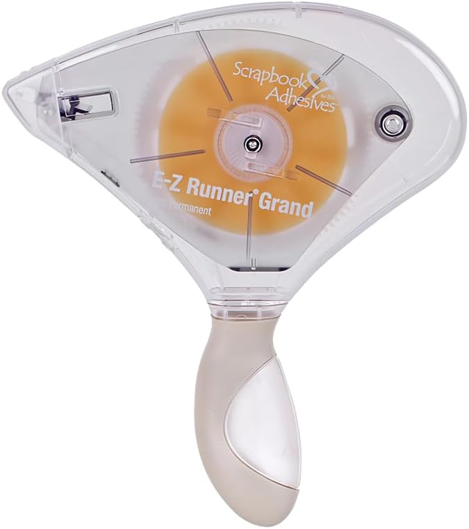 Scrapbook Adhesives by 3L EZ Runner Grand Ultra Strong Dispenser 140ft & EZ Runner Ultra Strong Adhesive Refill-Tape Dispenser & Double Sided Tape-Scrapbook, Photo Album, Bulletin Board, Ebook