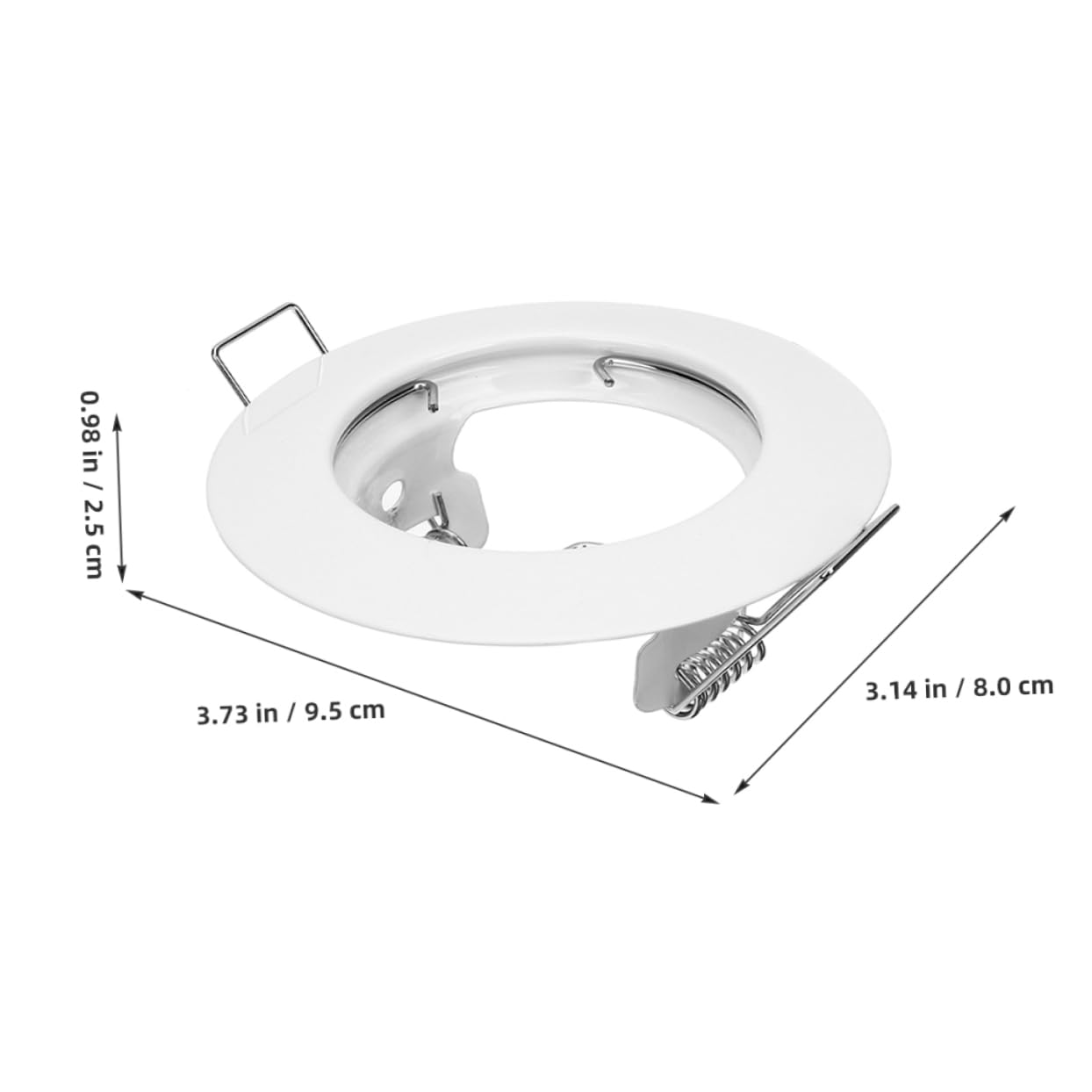 LALAFINA Flush Mount Ceiling Lights Recessed Light Cover Plate Secure Bulb Positioning Mm Cutout Space Saving Mounting