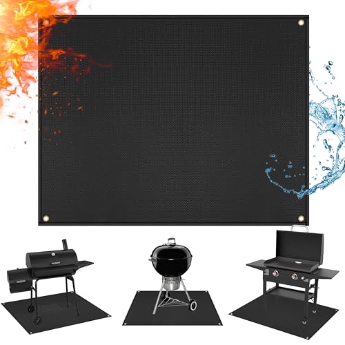 Grill Mats for Outdoor Grill - Fireproof BBQ Mats for