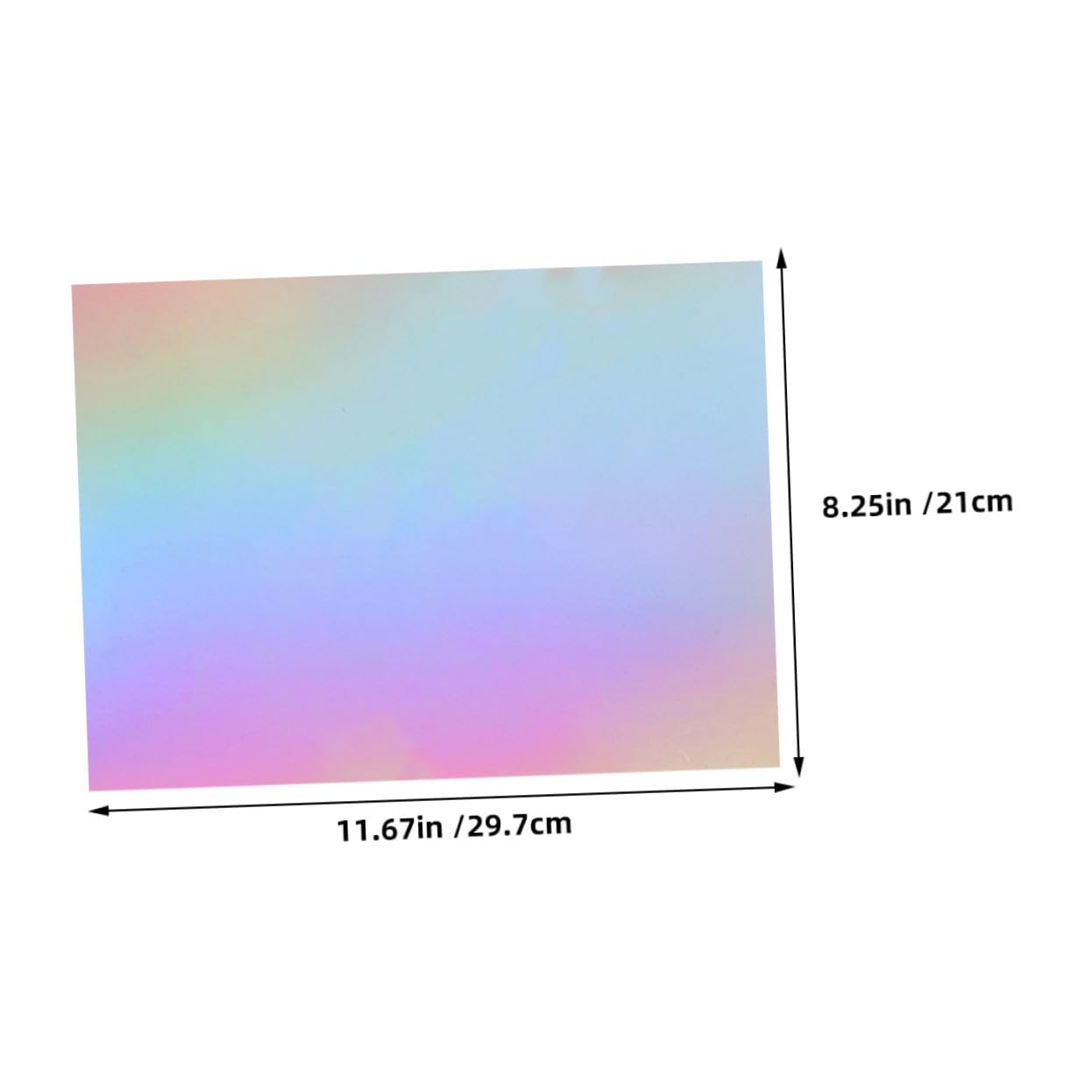 60 Stück Teiliges Metallic Spiegelkarton Glänzend Holografisch Robust für DIY Basteln Scrapbooking Origami Farbige Kartonpapiere Vielseitig Schneidbar