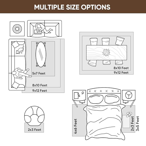 image for BALEINE Felt Non Slip Rug Pads, Extra Large 1/4