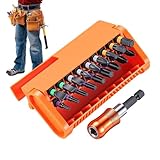 Multifunktionales Bit-Set aus Legierung, magnetische Schraubendreher-Bit-Sets – robuste Schraubendreher-Bits mit hoher Härte für präzise Befestigung – Autoreparatur und Gerätewartung – professionelles