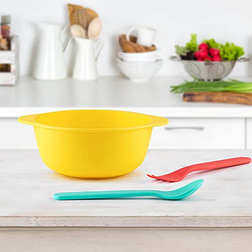 Get Fresh Pla Kids Spoons And Forks Set – 8-Pack Melamine Free Pla Utensils For Kids Toddlers – Reusable Microwave Safe Childrens Cutlery Set – Biodegradable Pla Kids Dinnerware Spoons And Forks #TOP3