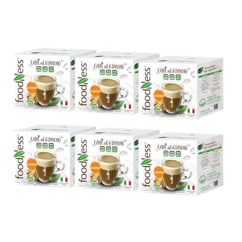 foodNess - 6 Box da 10 Capsule di Ginseng Dolce