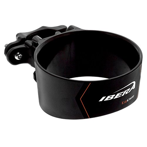 Ibera Bike Handlebar Cup Holder, Black with Multi-Way Mount for Commuters and Road bike - Thumbnail 3