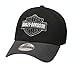 HARLEY-DAVIDSON Official Men's Embroidered Logo Contrast 39THIRTY Cap, Black (Medium)