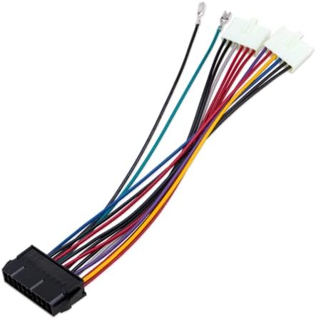 WSDMAVIS 1 Pcs ATX to at Power Supply Adapter 20Pin ATX PSU to 2-Port 6Pin at PSU Converter Power Cable Cord for 286 386 486 586