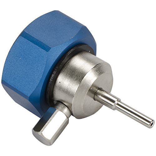 Evike Airsoft CNC Aluminum Propane Adapter w/Integrated Silicone Port - (41902)