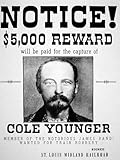 ART.COM Wall Art Print Cole Younger $5,000 Reward, 12" x 16"