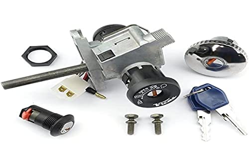 Jeu de serrures pour Yamaha Majesty, MBK Skyliner (01-), Gris