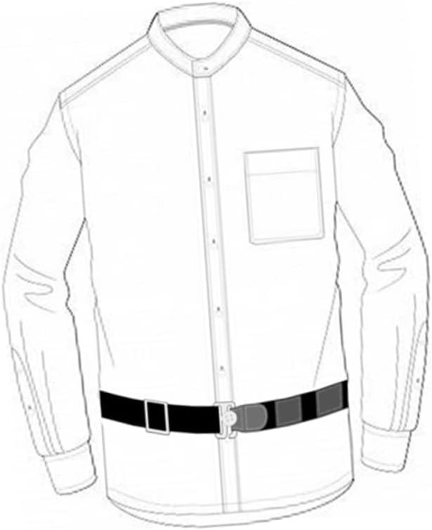 FOMIYES Shirt Lock Undergarment Belt Elastic Shirt Belt Stays for Men Women Blousing Straps Strong Clipping Force