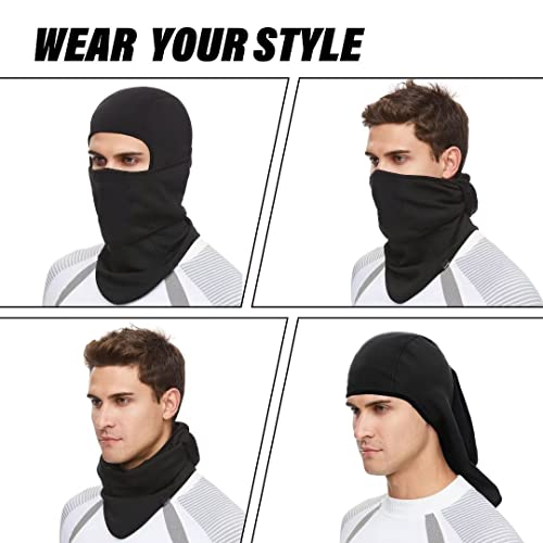 Image of Balaclava Ski Mask Warm Face Mask for Cold Weather Winter Skiing Snowboarding Motorcycling Ice Fishing Men