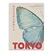 rumlud Japanese Nature Butterfly Poster Modern Minimalist Tokyo Art Wall Art Vintage Animal Aesthetic Canvas Prints for Bedroom Dorm Wall Decor 12X16 inch Unframed