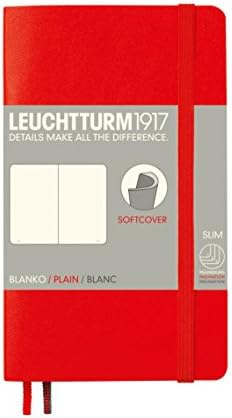 Leuchtturm1917 (310337 Notebook Medium (A5) Softcover, 123 numbered pages, squared, black