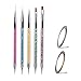 Produktbild 5 Stück Nagel Pinsel Set Punktierung Stift, Nail Art Dotting Pen Tools Nail Art Liner Nageldesign Kit Nagel Kunst Bürste Kit & Nageldesign Nail Art Stripes