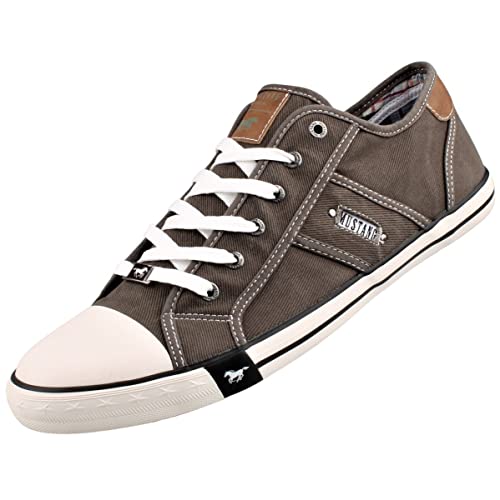 Mustang Męskie sznurowane sznurowanie, Szary 2 Szary, 9.5 UK