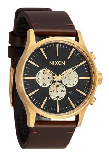 Nixon Sentry Chrono Leather