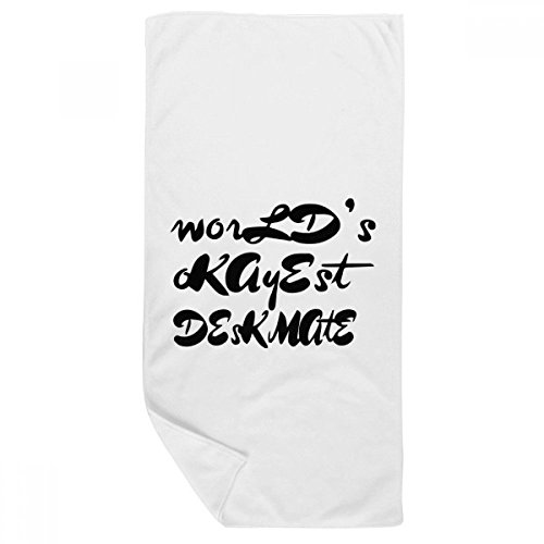 Serviette de bain Monde Okayest Deskmate 35X70Cm l'accessoire multicolore idéal après le sport - 2