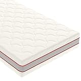 ATMUNGSAKTIV: der Arensberger Taschenfeder-Kern sorgt für eine hohe Luftdurchlässigkeit. Dadurch kann die Luft besser zirkulieren und die Matratze wird selbst im Kern noch kontinuierlich belüftet. An den Seiten ist ein 3D-Mesh Klimaband eingearbeitet, welches die optimale Belüftung zusätzlich unterstützt.