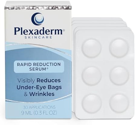 Plexaderm Eye Serum, 30 Single Use Pods - Visibly Reduces Bags & Wrinkles