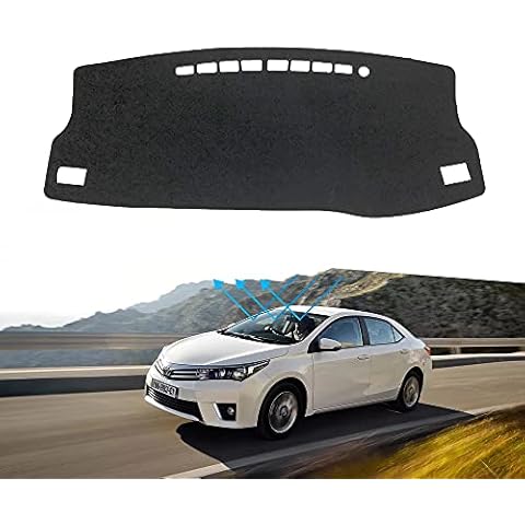 Car Dash Cover Mat for Corolla E170 E160 2014 2015 2016 2017 2018 Dashboard Cover Pad Non-Slip Carpet Protective Shield Auto Interior Styling Accessories Cover