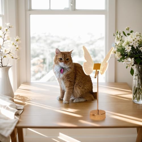 Xqgman BUTTERFLY SHAPE CRYSTAL LED TABLE LAMP 3 Color, Led Flower Table Lamp Elegant Decorative Butterfly Lamp For Bedroom Café Restaurant, Table Desktop Ornament Ambient Lamp thumb #6