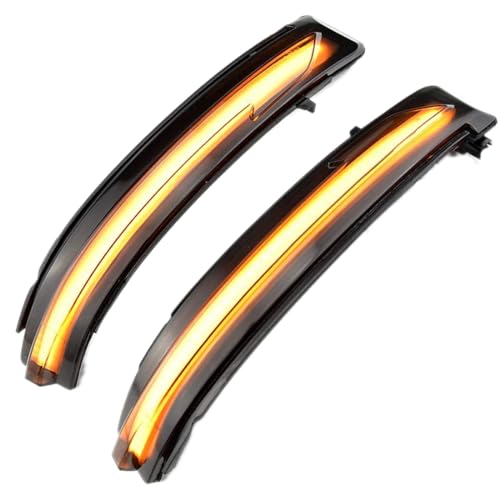 Indicador de luz de señal de giro de espejo lateral LED dinámico Parpadeo secuencial Luz compatible for Nis-san X-Trail T32 Ro-gue Qash-qai J11 Mu-rano Z52 Juke Navara Path-finder Paquete para 2