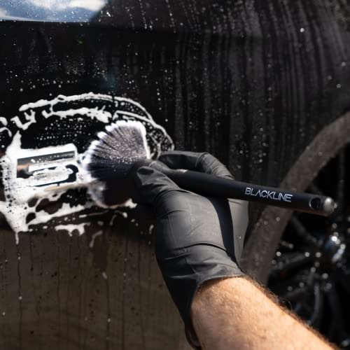 Blackline Car Care Blackline Ultra Soft Feather-Tip Detailing Brush Set Interior, Exterior, & Wheel Detailing Brushes… - Image 3