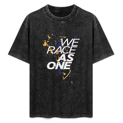 We Race As One Mind Mens T-Shirt Unisex Graphic Black Tee Shirt M