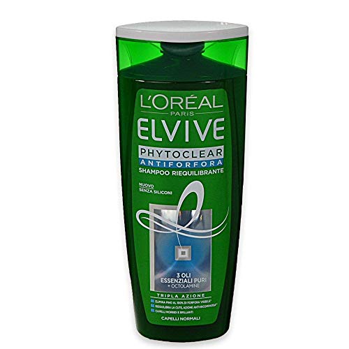 L'OREAL ELVIVE Shampoo phytoclear antiforfora normali 250 ml.