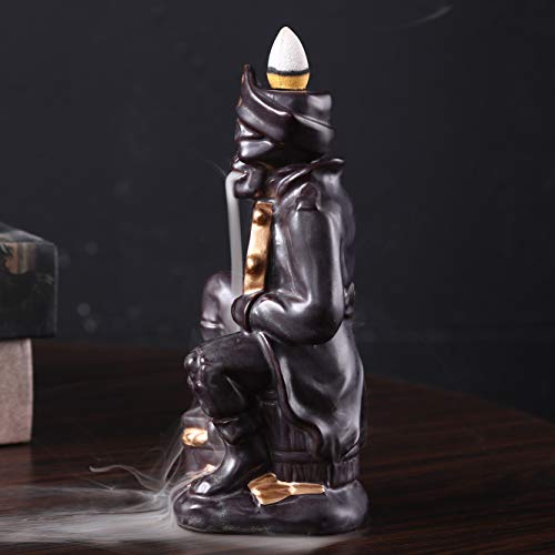 Pirate Captain Backflow Incense Burner With Backflow Incense Cones For Waterfall Incense Holders Home Decor Gift Statue Ornaments #TOP1