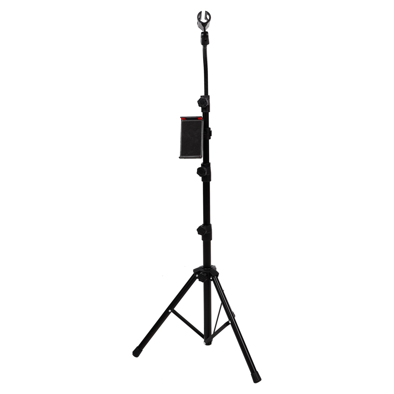 Treppiede Per Microfono Regolabile in Altezza Asta Telescopica Per Microfono Da Palco Supporto Per Stabile Sul Pavimento Clip Per Wireless
