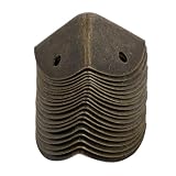 Protector de esquinas: bronce vintage, perfectamente y decora tus muebles, fácil de instalar, protectores de esquinas para muebles con tornillo