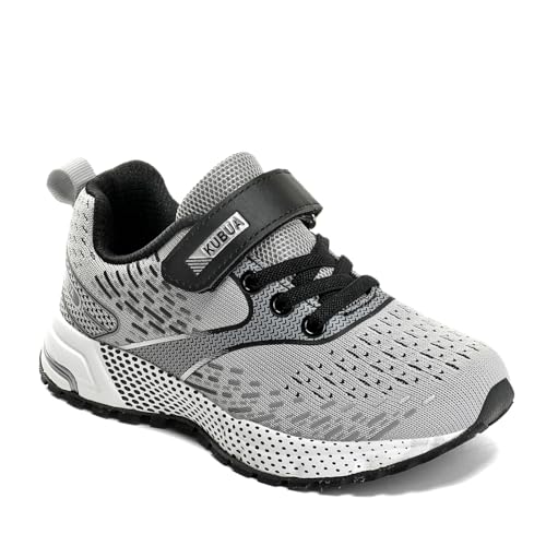 Image of KUBUA Kids Sneakers Lightweight Boys Girls Tennis Shoes | Breathable, Comfortable, Non Slip, Easy to Put On, Running, Walking, Gym, School, Daily Play, Toddler