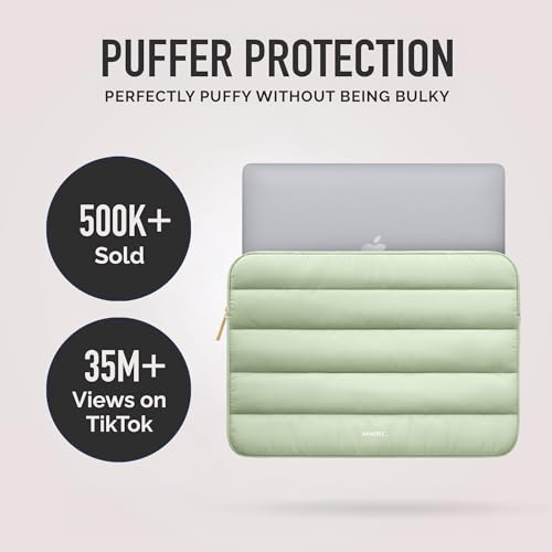 Vandel Portable Electronic Device Cover, Laptop Sleeve 15-16 Inch for Women and Men, Compatible with MacBook Pro, HP, Dell, Asus, Lenovo, Protective but Soft, Fits in Your Bag, Unique Puffy Design