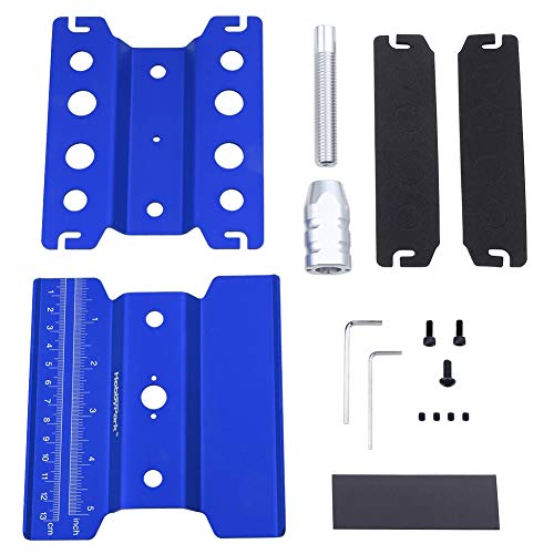 Hobbypark Aluminum Alloy RC Car Work Stand Repair Workstation 360 Degree Rotation Lift Or Lower For 1/8 1/10 1/12 Scale Cars Trucks Buggies