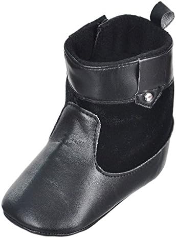 Luvable Friends Unisex Baby Crib Shoes, Black, 12-18 Months M US Infant | Image 1