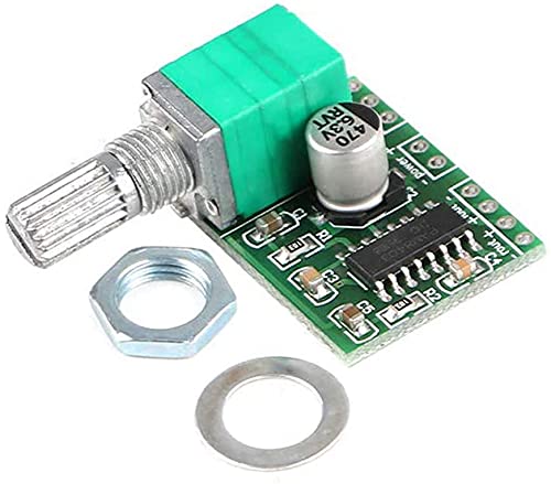 Scriptronics® Mini PAM8403 DC 5V Power Audio Amplifier Board Digital Power Amp Module 2 Channel 3W+3W Volume Control with Potentiometer