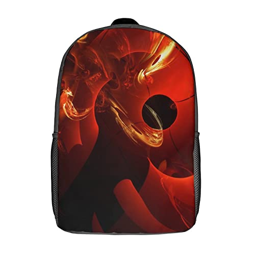 Sac à dos d'école enfants rouge 17 pouces pour filles et garçons