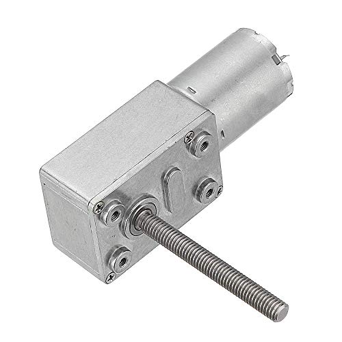 DollaTek JGY370 DC12V 150 RPM 50 mm-M6 Schraube Schneckengetriebemotor Selbstsichernder Untersetzungsgetriebemotor