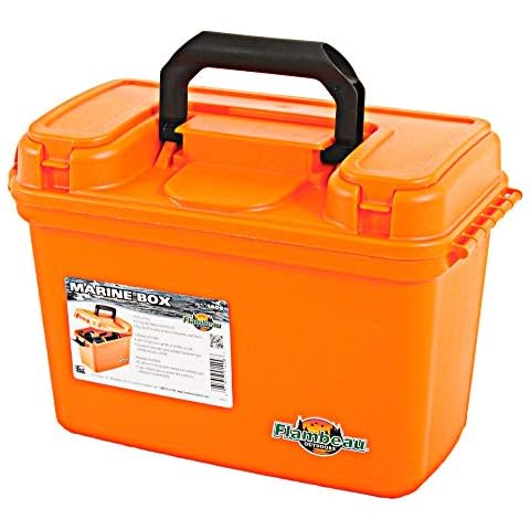 Flambeau Outdoors 1409 Marine Dry Box, 14", Orange Cover