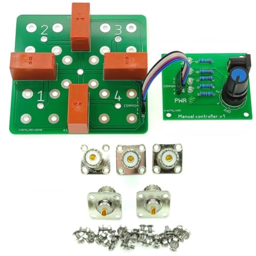 Interruptor de antena remota coaxial de 4 puertos para evitar cables 6